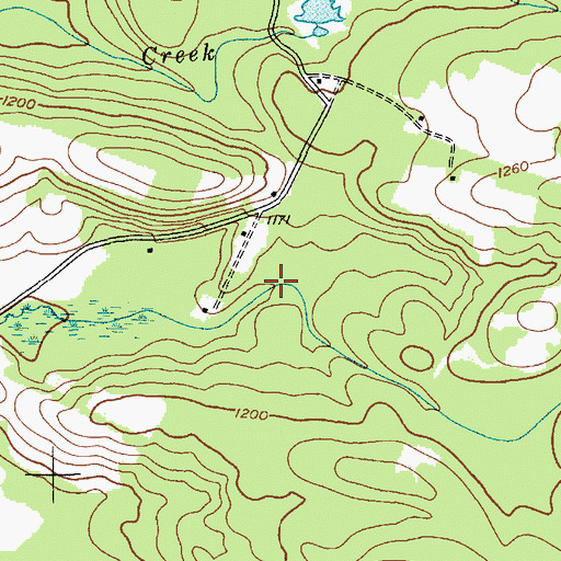 Topographic Map of Rain Dance Pond, NY