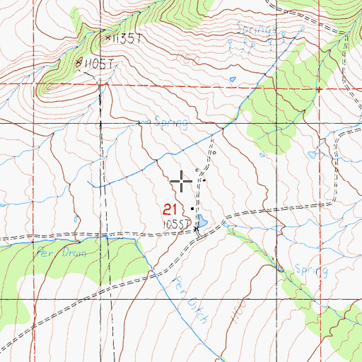 Topographic Map of Lema, CA