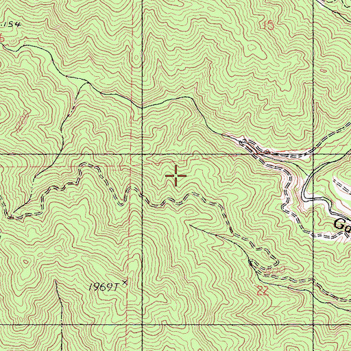 Topographic Map of Garcia River Forest, CA