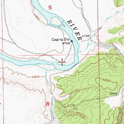 Topographic Map of Placer Point, UT