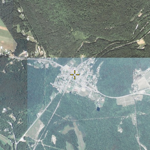 Aerial/Satellite Image of Ashville Post Office, PA
