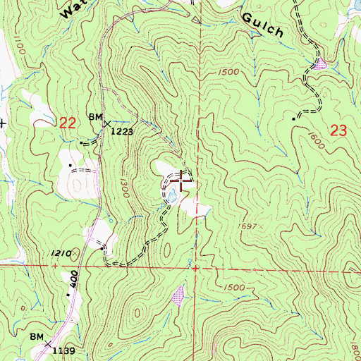 Topographic Map of Madera County, CA