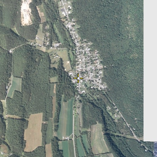 Aerial/Satellite Image of Saltillo Post Office, PA