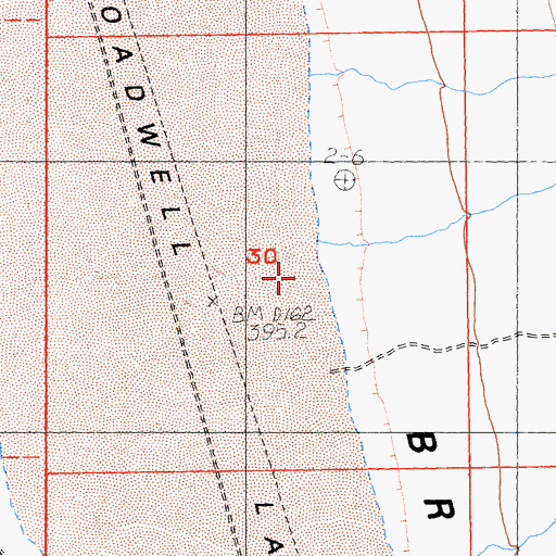 Topographic Map of San Bernardino County, CA