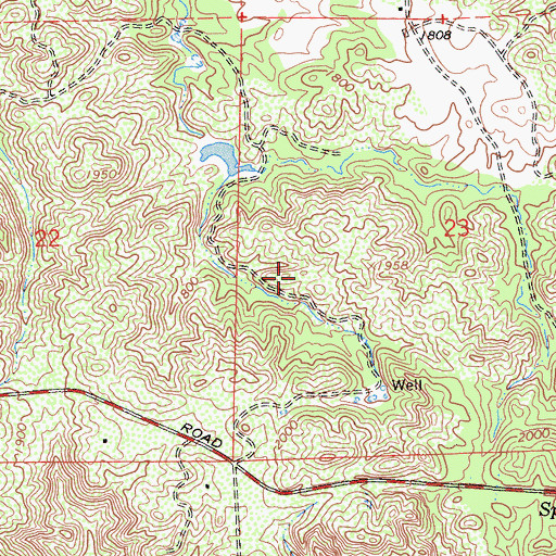Topographic Map of San Luis Obispo County, CA
