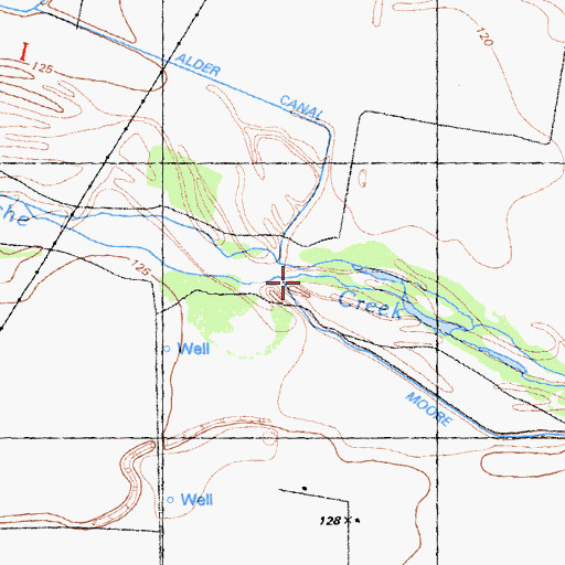 Topographic Map of Yolo County, CA