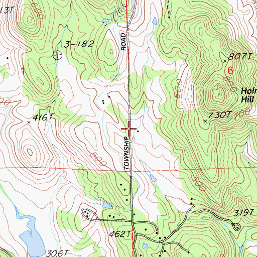 Topographic Map of Yuba County, CA