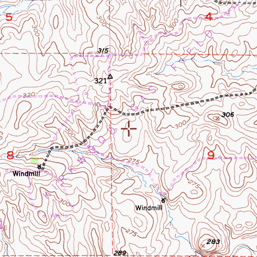 Topographic Map of Kirkwood Gas Field, CA