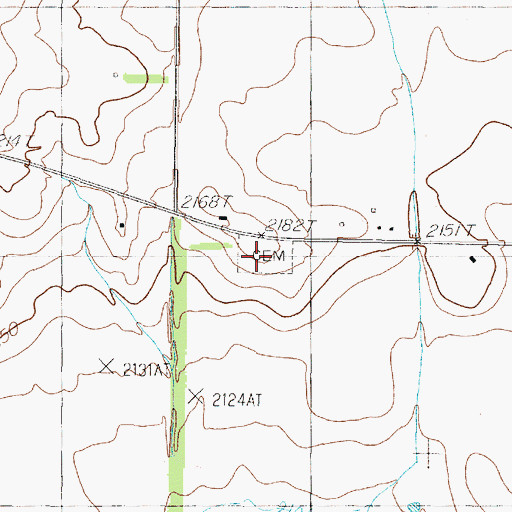 Topographic Map of Lakeview Cemetery, TX