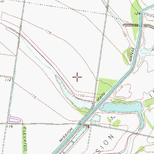 Topographic Map of Rio Grande Valley State Veterans Cemetery, TX