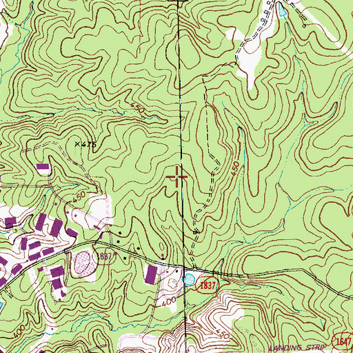 Topographic Map of Westgate Post Office, NC
