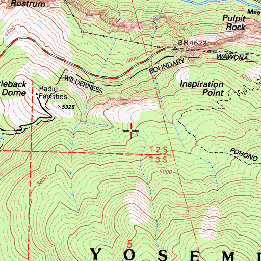Topographic Map of Fort Monroe (historical), CA