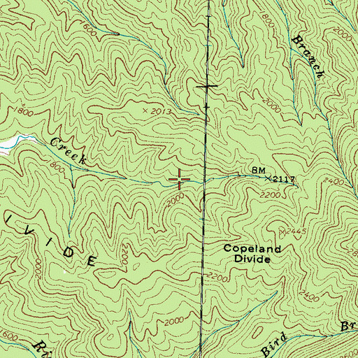 Topographic Map of Sizemore Cemetery, TN