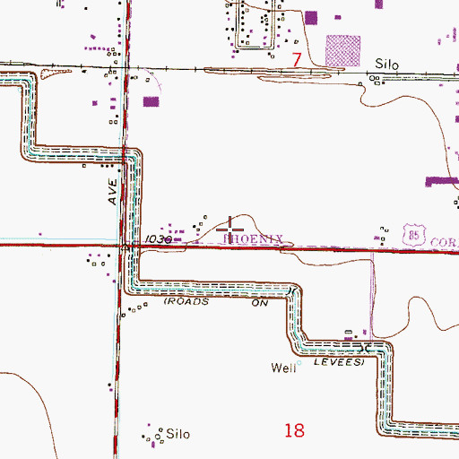 Topographic Map of Phoenix Fire Department Station 59, AZ