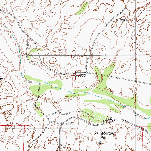 Topographic Map of Rio Rico Fire District Station 3, AZ
