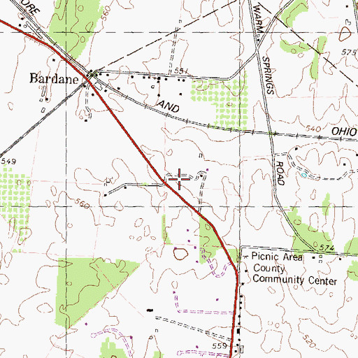 Topographic Map of Valley Medical Transport, WV