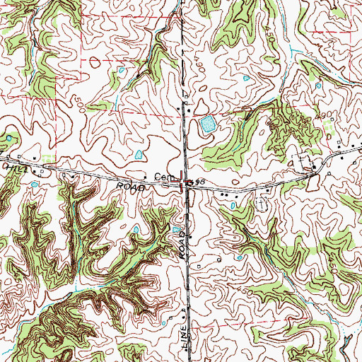 Topographic Map of Mason Cemetery, KY