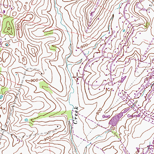 Topographic Map of Nave Cemetery, KY