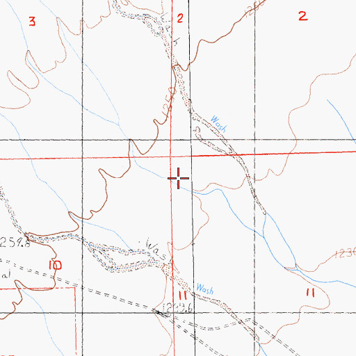 Topographic Map of Castle Mountains National Monument, CA