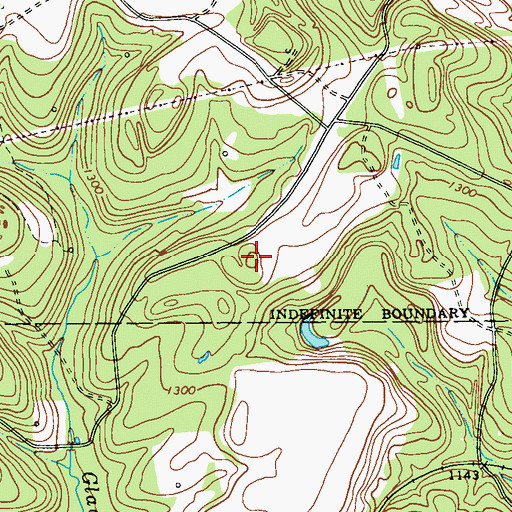 Topographic Map of Fair Cemetery, PA