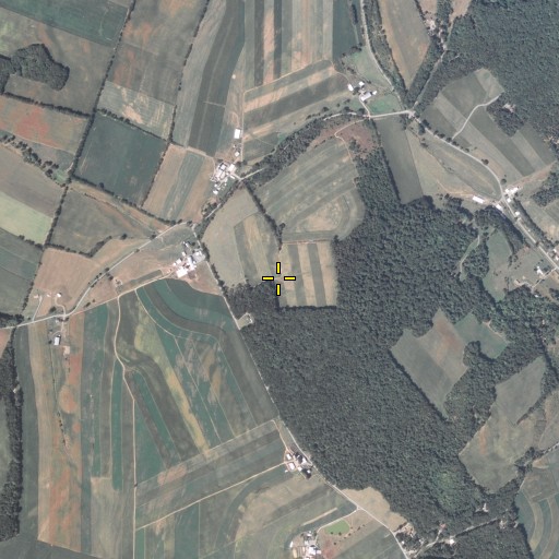 Aerial/Satellite Image of Snyder Cemetery, PA