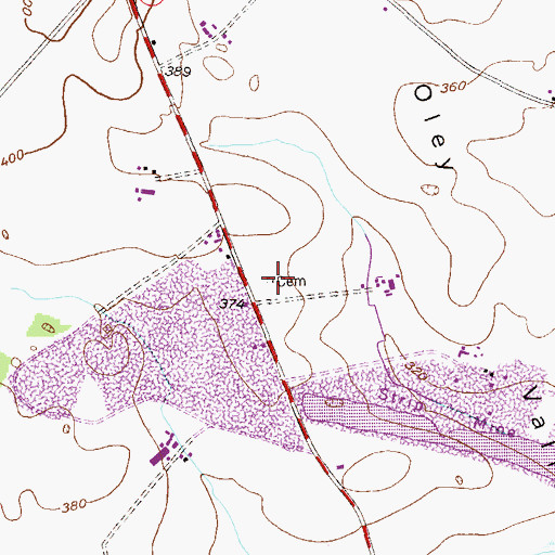 Topographic Map of Hoch / DeTurk Cemetery, PA