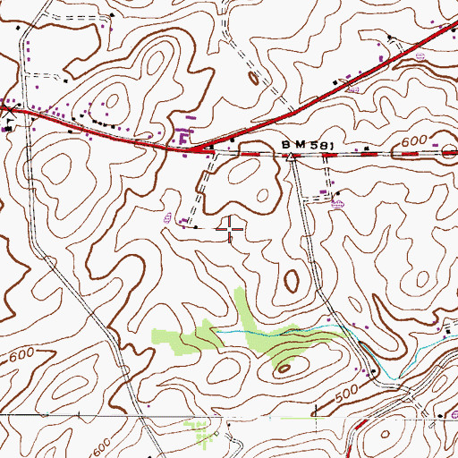 Topographic Map of Seifert Family Burial Ground, PA
