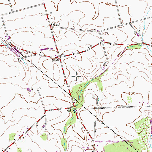 Topographic Map of Swatara Mennonite Church Cemetery, PA