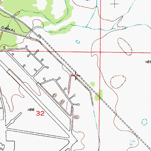 Topographic Map of Rim Canal, FL