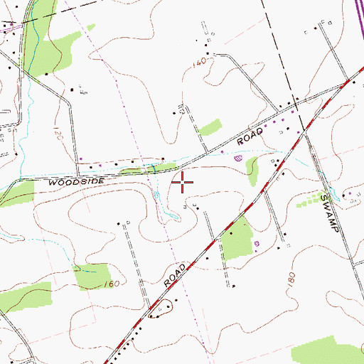 Topographic Map of Our Lady of Sorrows Cemetery, PA