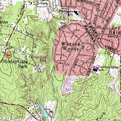 Topographic Map of Haley Family Cemetery, VA
