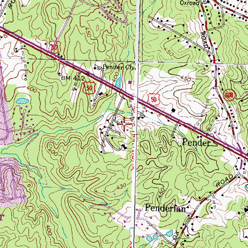 Topographic Map of Stewart Family Cemetery, VA