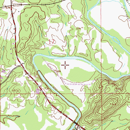 Topographic Map of Farm Service Agency Interest of Alabama, AL