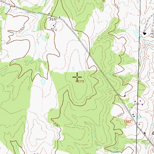 Topographic Map of Ashburn II Retail Post Office, VA
