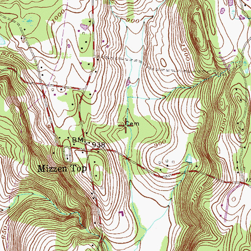 Topographic Map of Akin Family Burial Ground, NY