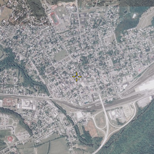 Aerial/Satellite Image of Blair County Sheriff's Office, PA