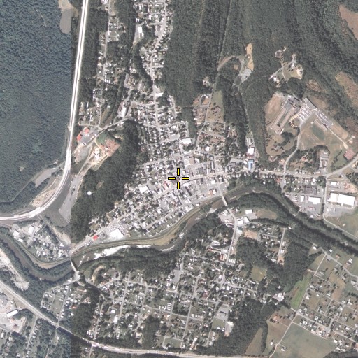 Aerial/Satellite Image of Everett Post Office, PA