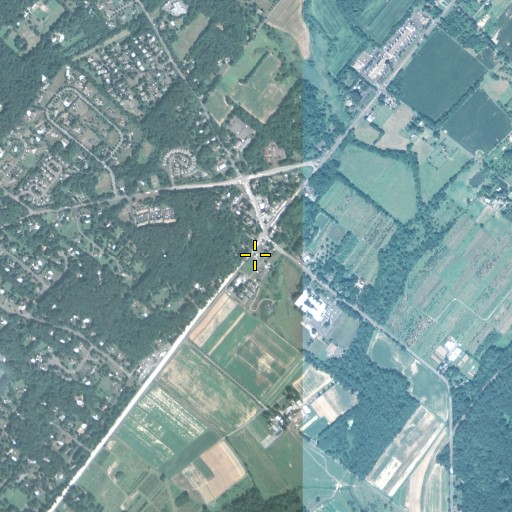 Aerial/Satellite Image of Buckingham Post Office, PA