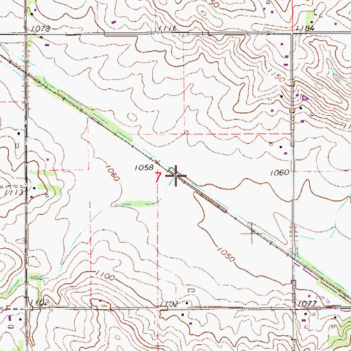 Topographic Map of Minnow Brook, MN