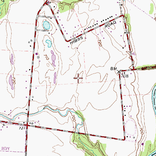 Topographic Map of Village At Scioto Meadows, OH