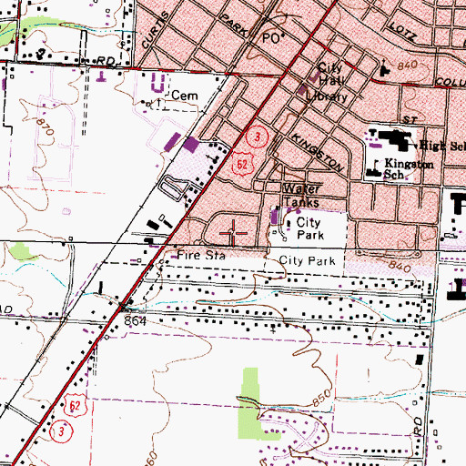 Topographic Map of Sherry Lynne Homes, OH