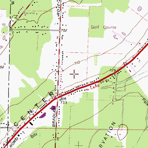 Topographic Map of Mallard Cove, OH