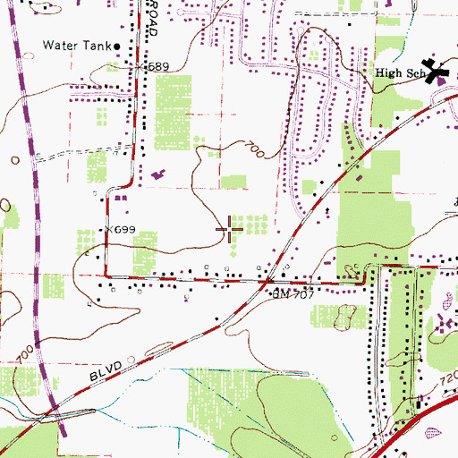 Topographic Map of Sailors Landing, OH