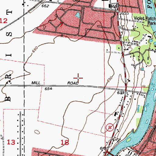 Topographic Map of Fox Chase, IL