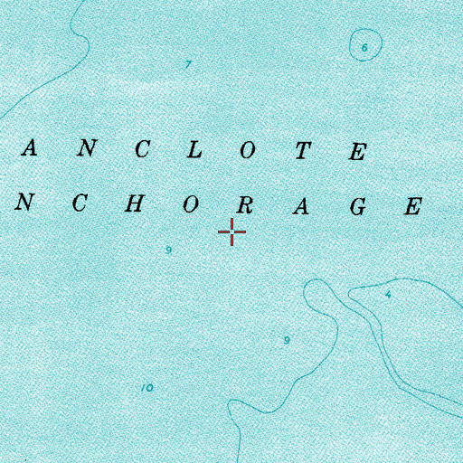 Topographic Map of Anclote Anchorage, FL