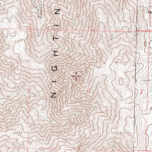 Topographic Map of McLane Peak, NV