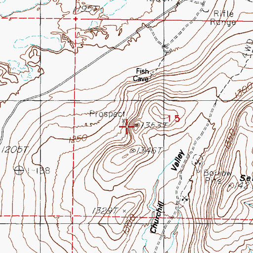 Topographic Map of Morrison Peak, NV