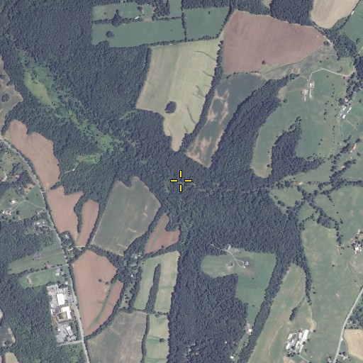 Aerial/Satellite Image of Clowder Creek, MD