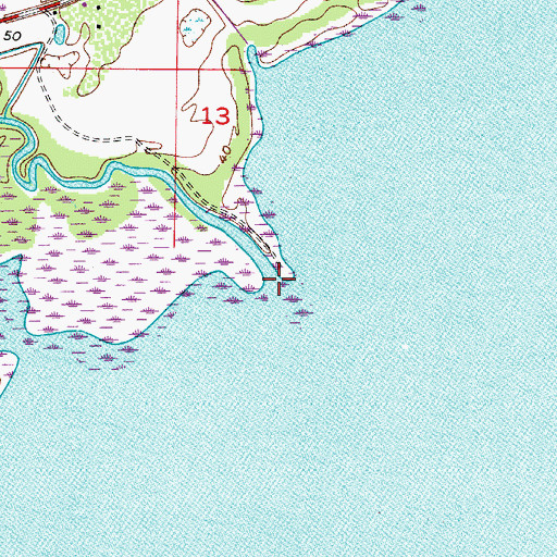 Topographic Map of Arbuckle Creek, FL