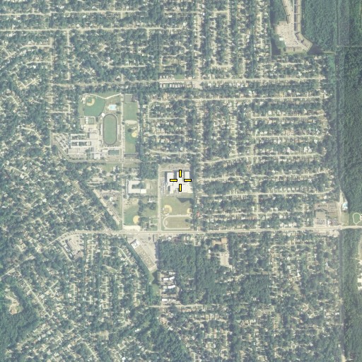 Aerial/Satellite Image of Arlington Middle School, FL